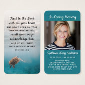 Foto-Gedenkkarte für Meeresschildkröten (Vorne & Hinten)