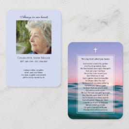 Foto-Gedenkkarte für Pastellfische Visitenkarte