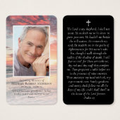 Foto-Gedenkkarte für Sunset (Vorne & Hinten)