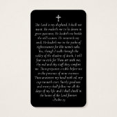 Foto-Gedenkkarte für Sunset (Rückseite)