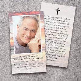 Foto-Gedenkkarte für Sunset