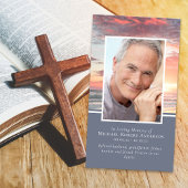 Foto-Gedenkkarte für Sunset