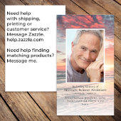 Foto-Gedenkkarte für Sunset