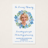 Foto Gedenkkarte Moderne Beerdigung (Vorderseite)