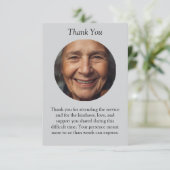 Foto-Gedenkkarte | Personalisierte Karte (Stehend Vorderseite)