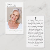 Foto-Gedenkkarte Telefonnummerkarte (Vorne/Hinten)