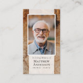 Foto-Gedenkkarte Telefonnummerkarte (Vorderseite)