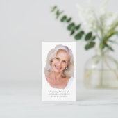 Foto-Gedenkkarte Telefonnummerkarte (Stehend Vorderseite)