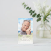 Foto-Gedenkkarte Telefonnummerkarte (Stehend Vorderseite)