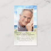 Foto-Gedenkkarte Telefonnummerkarte (Vorderseite)