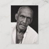 Foto-Gedenkkarte zum Thema Strand Visitenkarte (Rückseite)