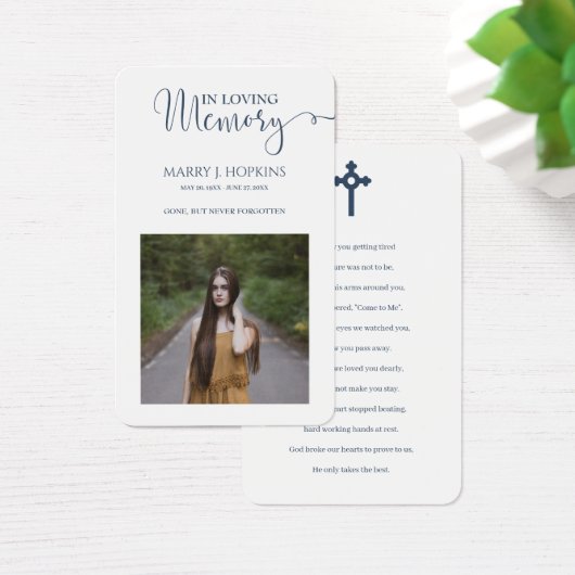 Foto-Gedenkkarten (Schreibtisch)