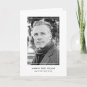 Foto-Gedenkprogramm für moderne Feiern Programm (Vorderseite)