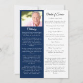 Foto-Gedenkprogramm für patrouillische Fahnen Einladung (Rückseite)