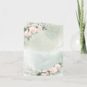 Foto-Gedenkservice für das Goldkreuz und die Blume Einladung (Rückseite)