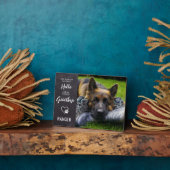 Foto-Gedenkstätte für Haustiere - Foto für Hunde - Fotoplatte (Seite)