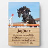 Foto-Gedenkstätte für Pferdeausfälle Fotoplatte (Vorderseite)