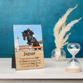 Foto-Gedenkstätte für Pferdeausfälle Fotoplatte (Seite)