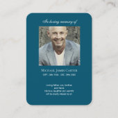 Foto-Gedenkstätte Ich bin Gratis Gebet mit Kreuz-K Visitenkarte (Vorderseite)