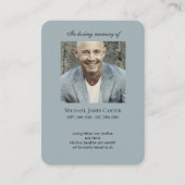 Foto-Gedenkstätte Ich bin Gratis Gebet mit Kreuz-K Visitenkarte (Vorderseite)