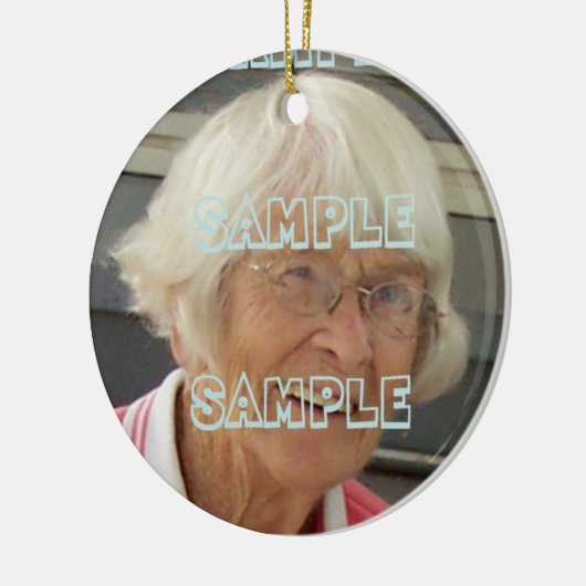 Foto-Gedenkstätte Keramikornament (Links)