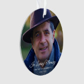 Foto-Gedenkstätte oder Beerdigung-Tribut Achtung Ornament (Vorderseite)