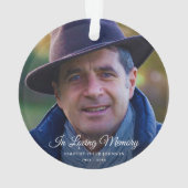 Foto-Gedenkstätte oder Beerdigung-Tribut Achtung Ornament (Rückseite)