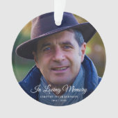 Foto-Gedenkstätte oder Beerdigung-Tribut Achtung Ornament (Vorderseite)