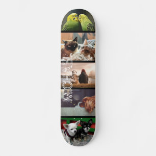 Foto-Gedenkstätte sammeln Keepe Ihren Namen Skateboard