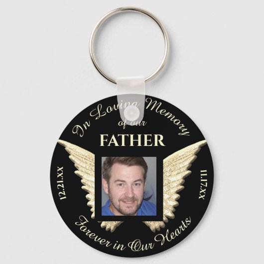 Foto-Gedenkstätte Schlüsselanhänger (Vorderseite)