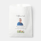 Foto Gedenkstätte Wildblume Saatbeerdigung Geschenktütchen (Vorderseite)