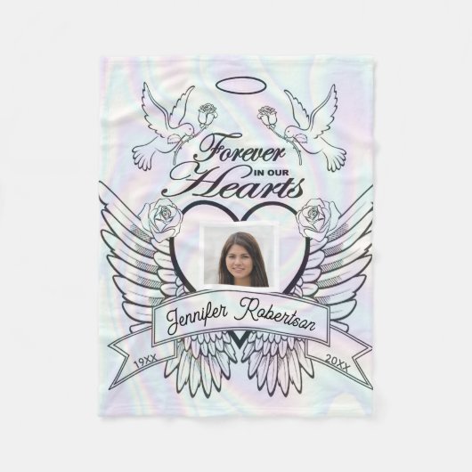 Foto-Gedenktafel Fleecedecke (Vorderseite)