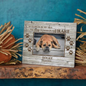 Foto-Gedenktafel "Light Wood Family Pet" Fotoplatte (Seite)