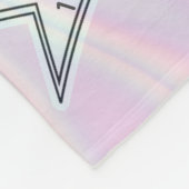 Foto-Gedenktafel rosa Fleecedecke (Ecke)