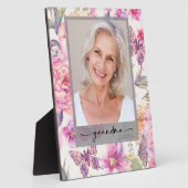 Foto-Gedenktribut an die Großmutter Fotoplatte (Seite)