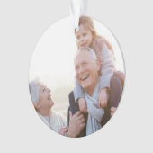 Foto Gedenkveranstaltung für Liebes Personalisiert Ornament (Vorderseite)