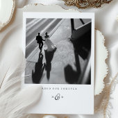 Foto "Gehört für immer" Danke Karte