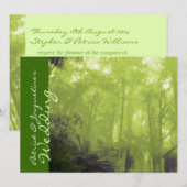 Foto Geist der Bäume Heirat einladen Einladung (Vorne/Hinten)