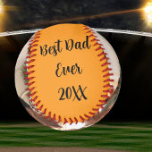 Foto Gelb Bester Papa Aller Zeiten Personalisieren Baseball