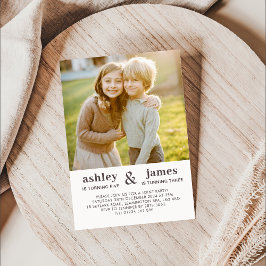 Foto Gemeinsame Einladung zum Geburtstag