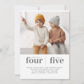 Foto Gemeinsame erste Einladung zum Geburtstag (Vorderseite)