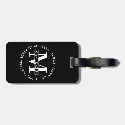 Foto Gepäckanhänger (Rückseite horizontal)