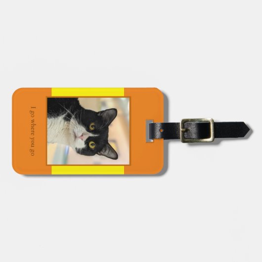 Foto Gepäckanhänger (Vorderseite horizontal)