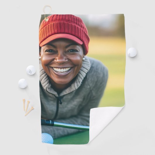 Foto Gepasster GeschenkGolfer Golfhandtuch (Insitu)