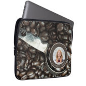 Foto geröstete Kaffeebohnen Silberschott Laptopschutzhülle (Vorne Rechts)