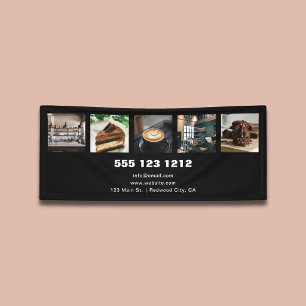 Foto Geschäft Logo Minimalistisch Schwarz  Banner