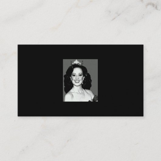 Foto-Geschäfts-Karten Fräulein-Amerika Visitenkarte (Vorderseite)