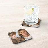 Foto-Geschenk für Enkel oder Kinder Getränkeuntersetzer (Rechte Seite)
