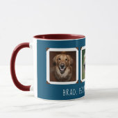 Foto Geschenk für Hund / Katze Mama / Vater Person Tasse (Links)