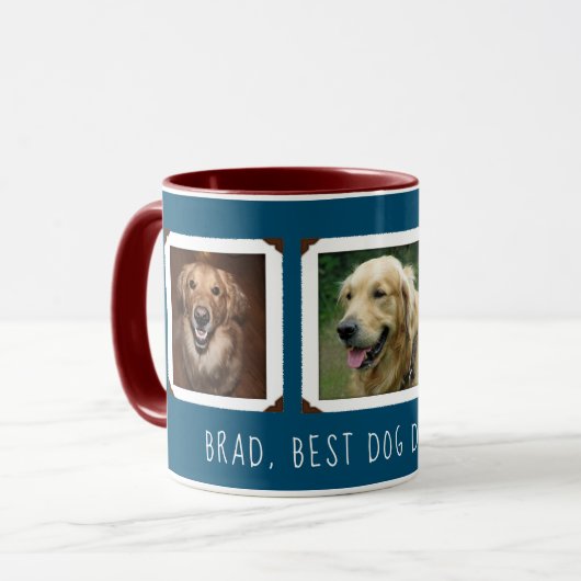 Foto Geschenk für Hund / Katze Mama / Vater Person Tasse (Vorderseite Links)